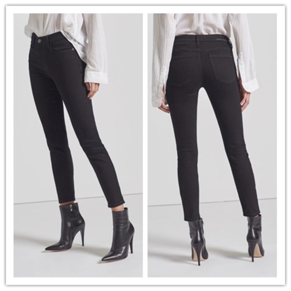 Current/Elliott‎ The Stiletto Jeans Clean Black Size 24